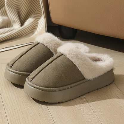 Quinn Plush Slip On Slippers