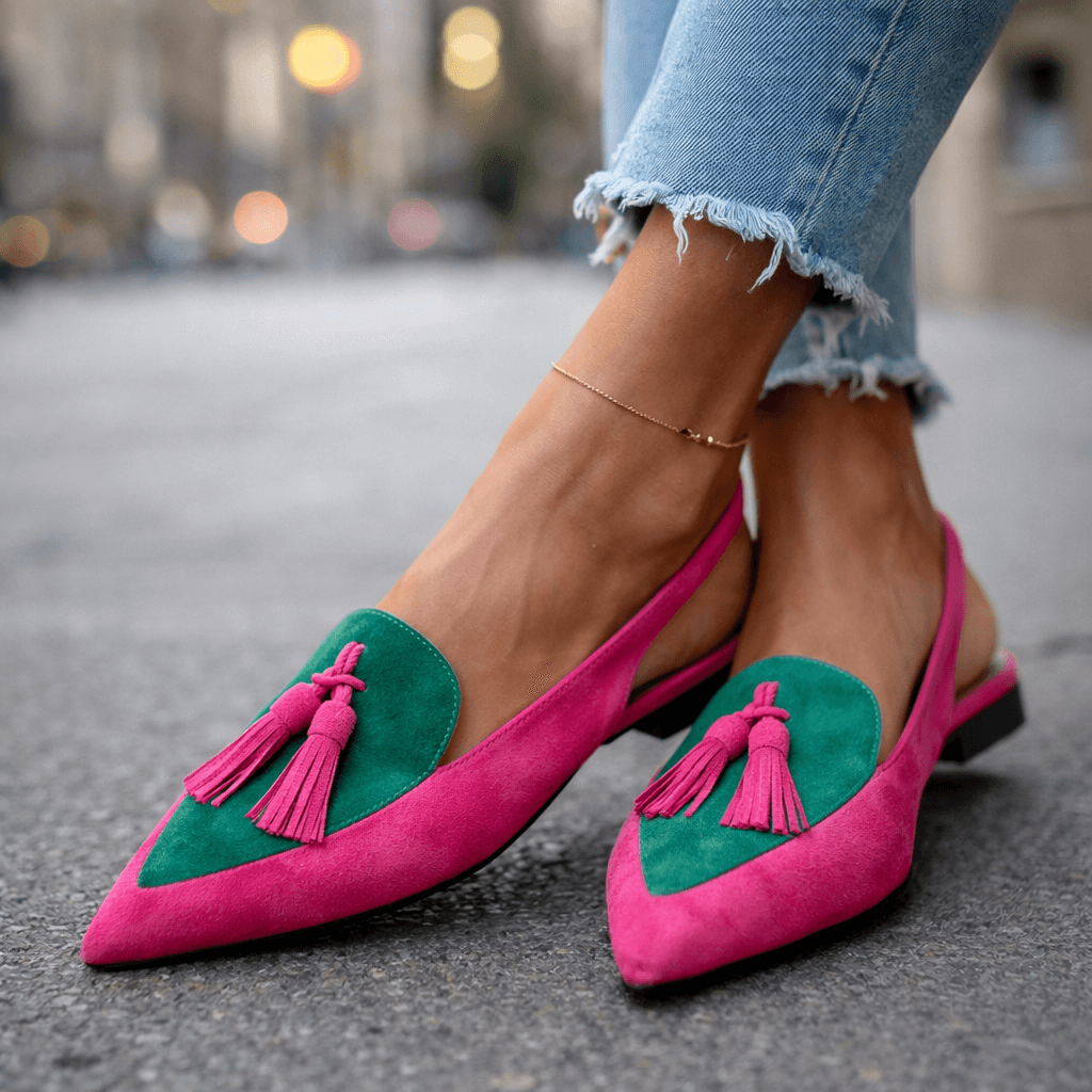 Poppy Tassel Strap Sandals