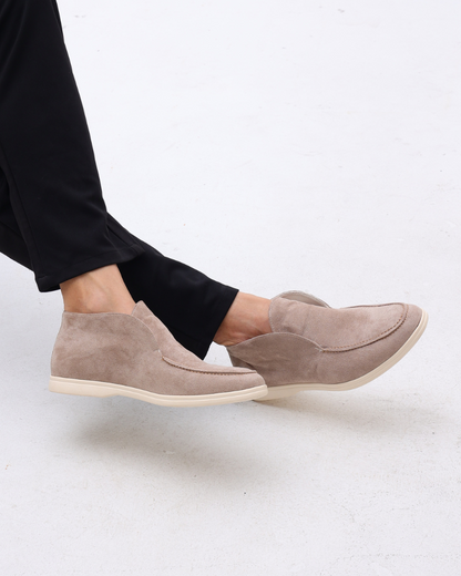 Milo High Cut Suede Loafers