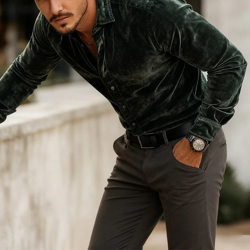 Rafferty Velvet Shirt