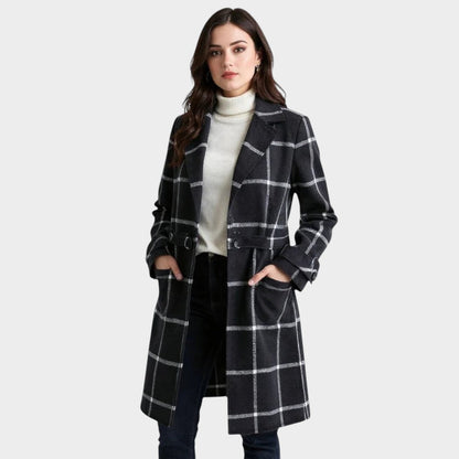 Marden Checked Wool Coat
