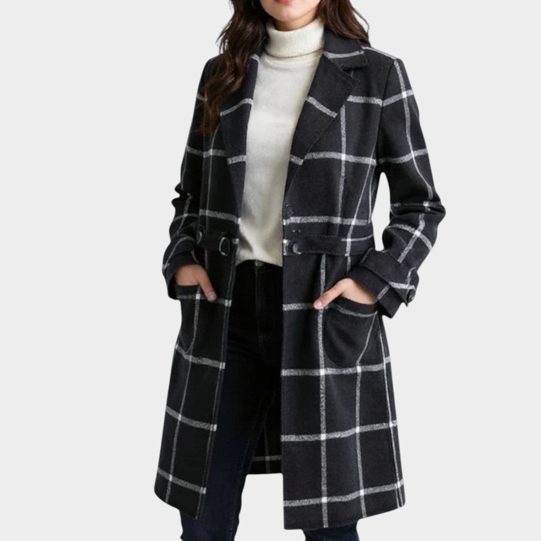 Marden Checked Wool Coat