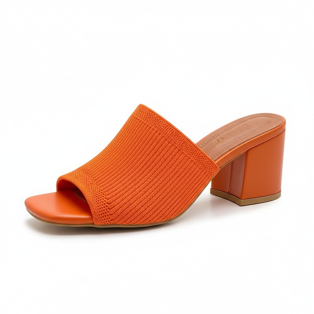 Juno Stretch Block Heel Sandals