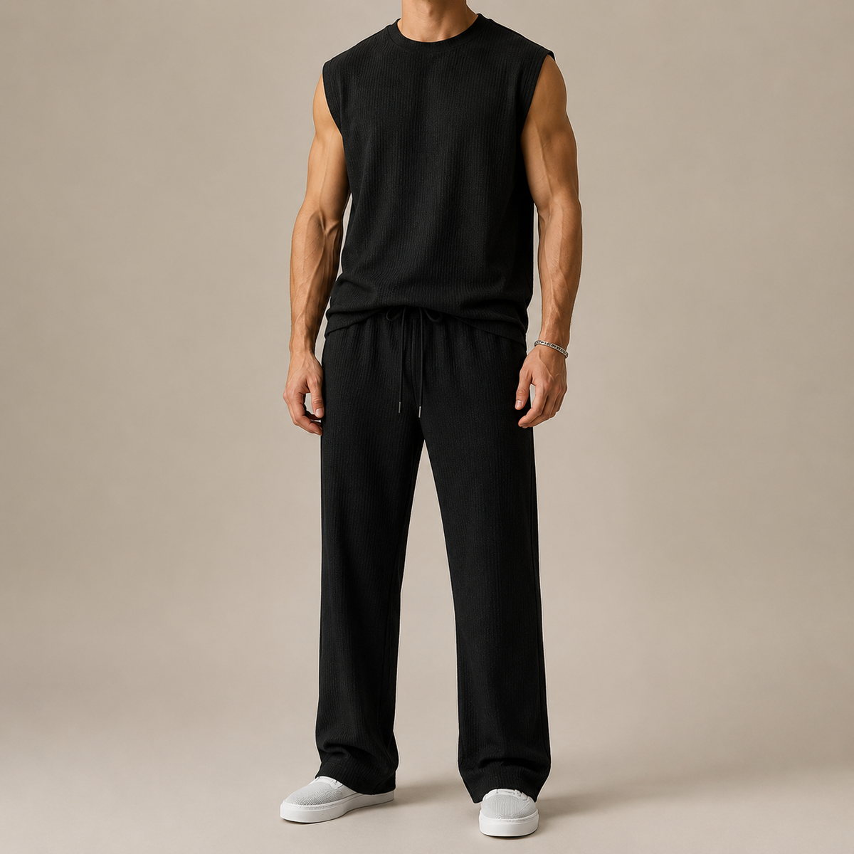 Bryce Knitted Vest And Trouser Set