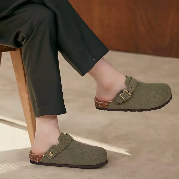 Terra | Suede Mule Clogs