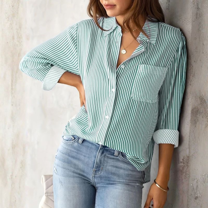 Tessa Striped Relaxed Shirt