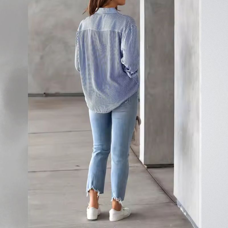 Tessa Striped Relaxed Shirt