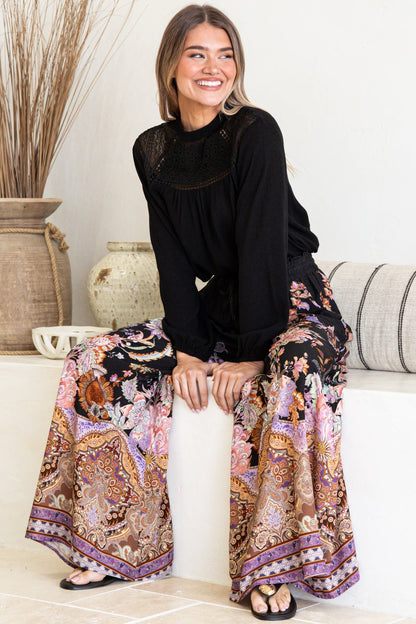 Charli | High Waisted Wide Leg Pants