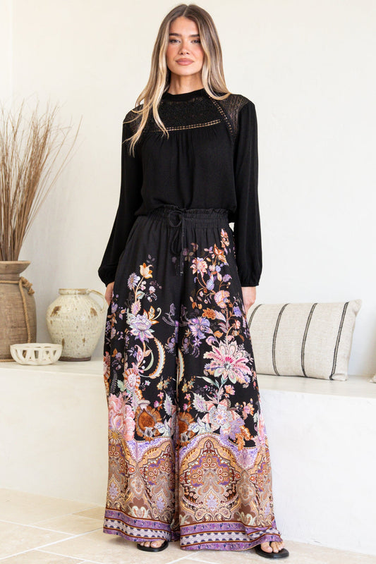 Charli | High Waisted Wide Leg Pants