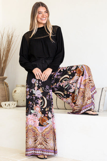 Charli | High Waisted Wide Leg Pants