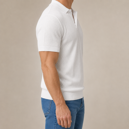 Kelvin Textured Knit Polo