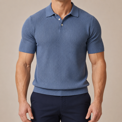 Kelvin Textured Knit Polo