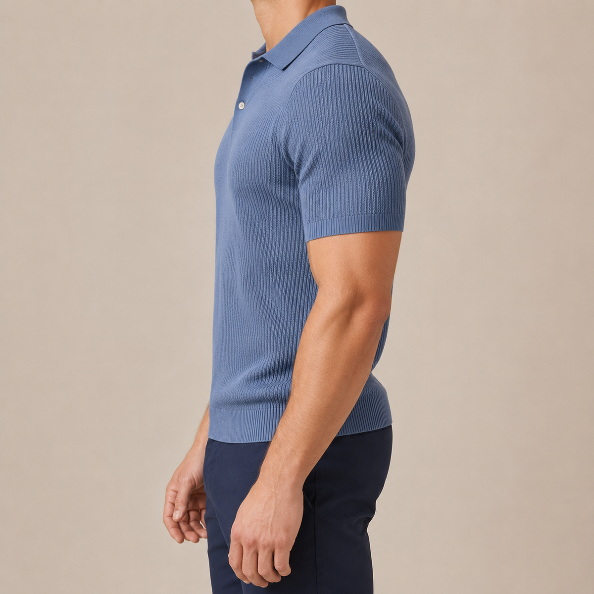 Kelvin Textured Knit Polo