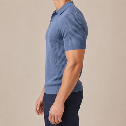 Kelvin Textured Knit Polo