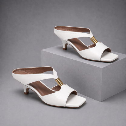 Nora Kitten Heel Mules