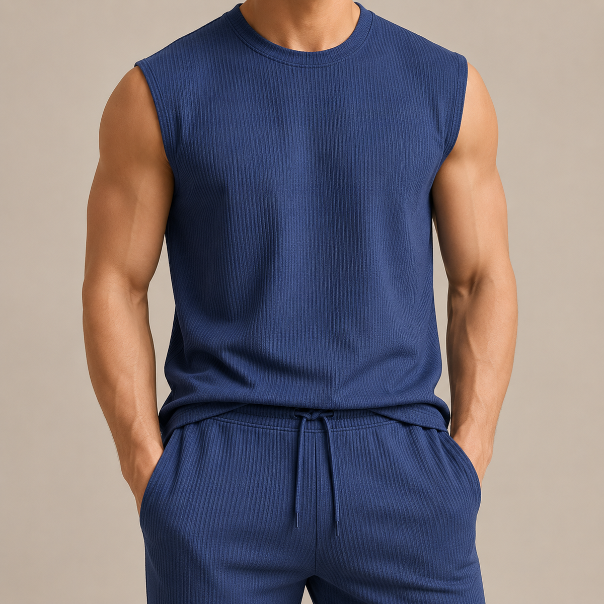 Bryce Knitted Vest And Trouser Set