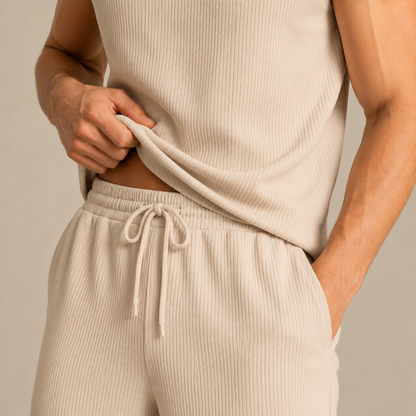 Bryce Knitted Vest And Trouser Set
