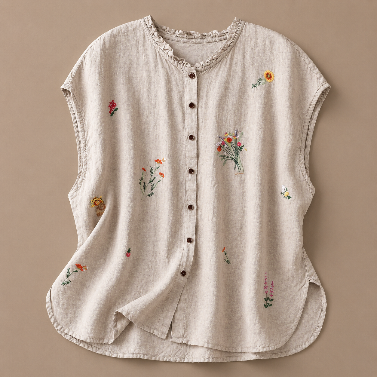 Jasmine | Cotton Linen Blouse