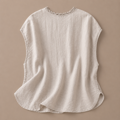 Jasmine | Cotton Linen Blouse