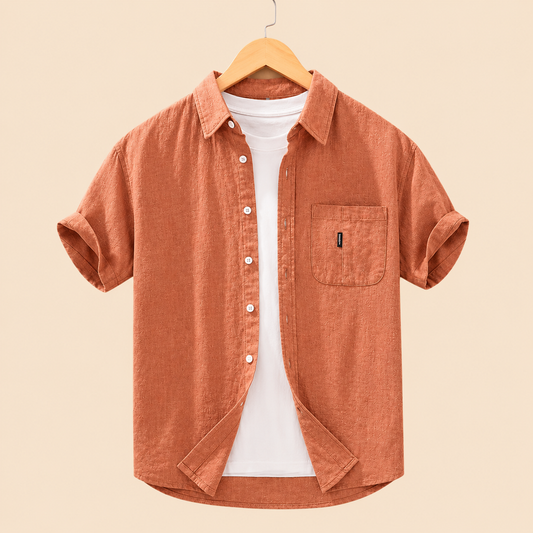 Elio Cotton Linen Shirt