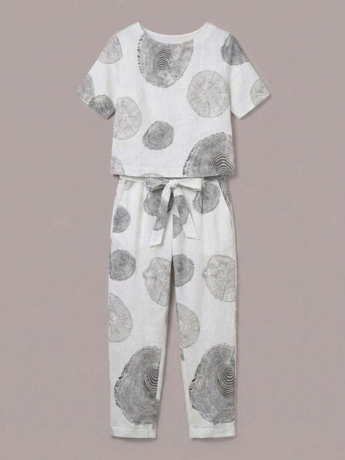 Elisa | 100% Cotton Linen Monochrome Co-ord