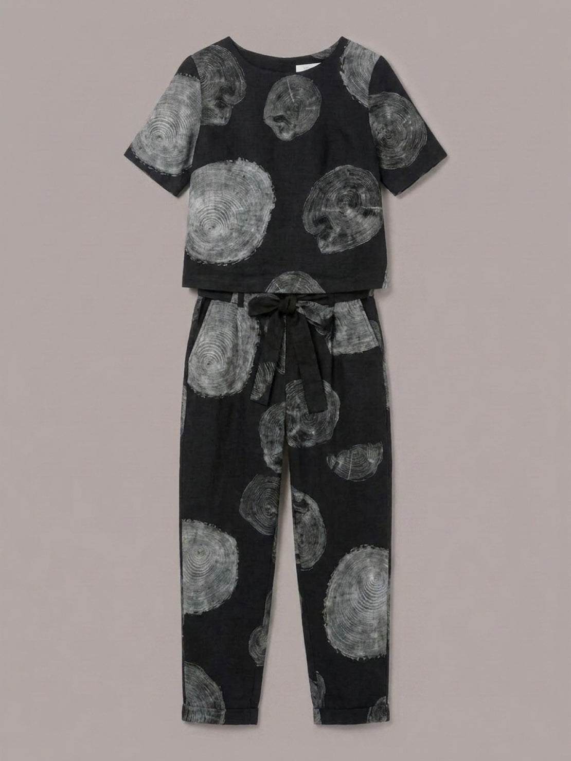 Elisa | 100% Cotton Linen Monochrome Co-ord