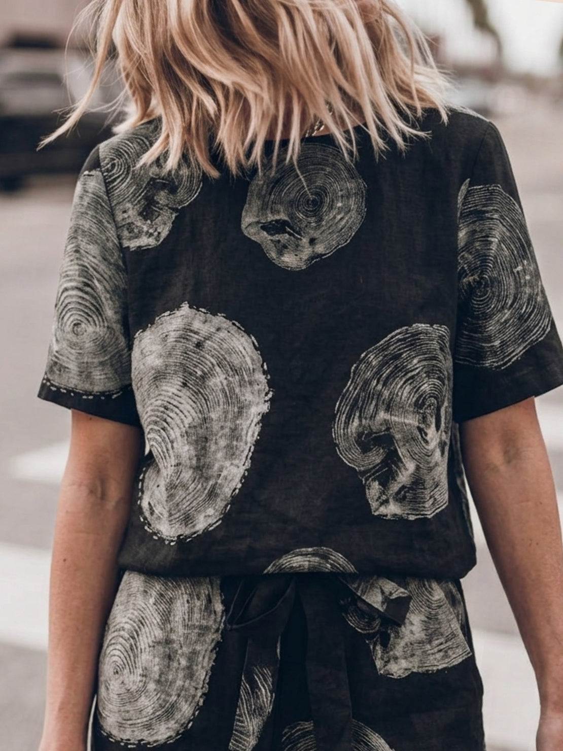 Elisa | 100% Cotton Linen Monochrome Co-ord