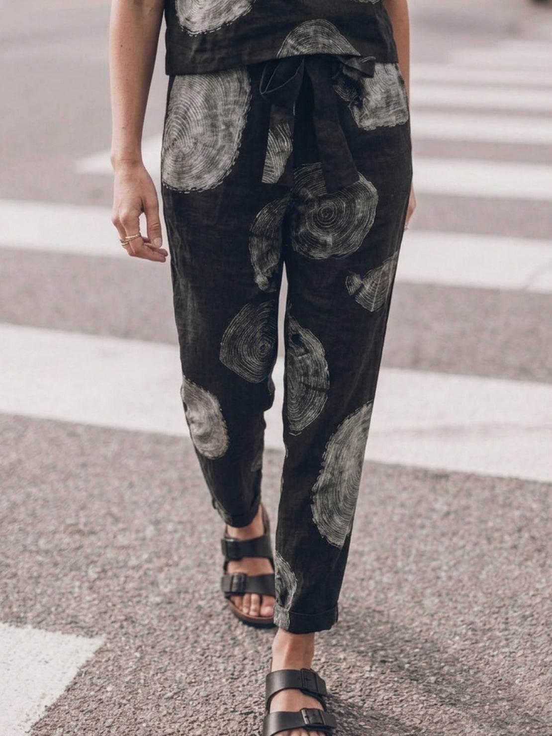 Elisa | 100% Cotton Linen Monochrome Co-ord