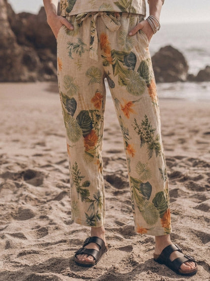 Elisa | 100% Cotton Linen Monochrome Co-ord