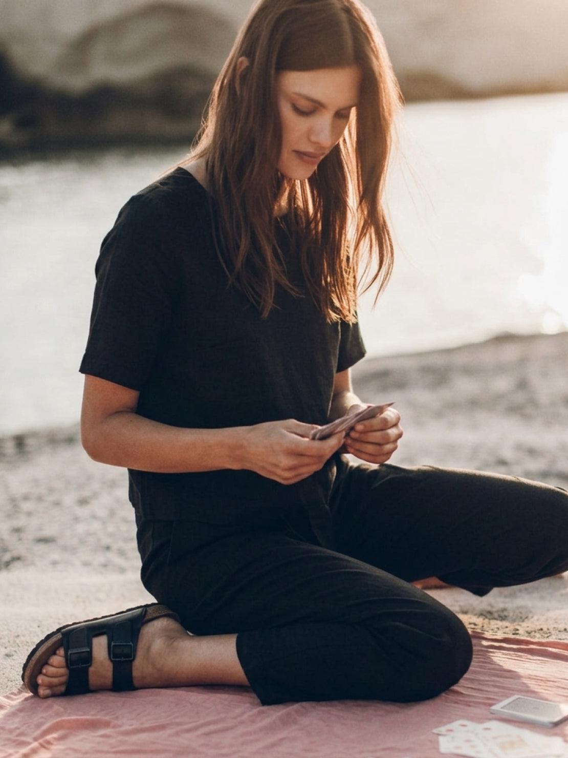 Elisa | 100% Cotton Linen Monochrome Co-ord