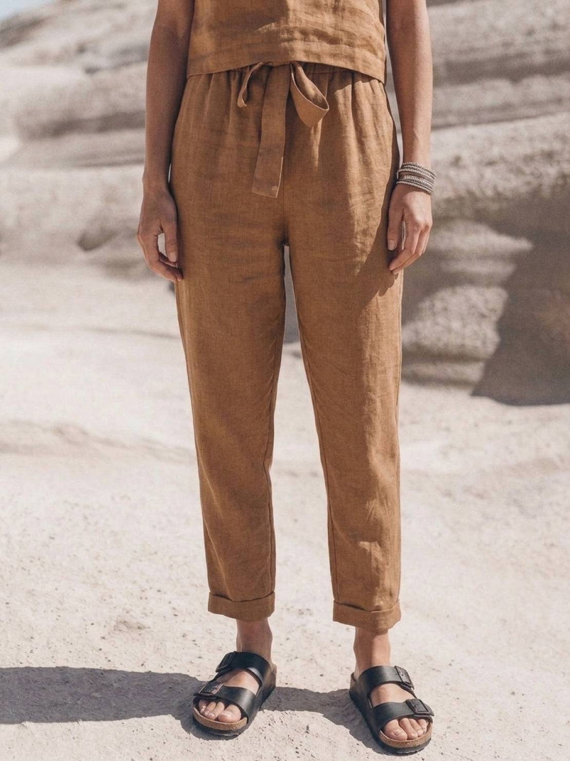 Elisa | 100% Cotton Linen Monochrome Co-ord