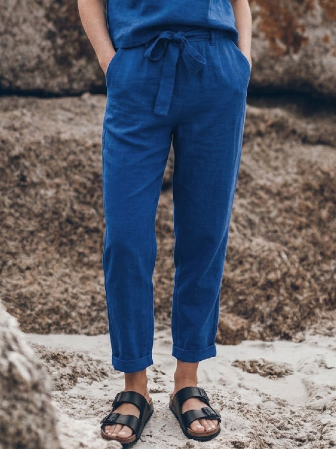 Elisa | 100% Cotton Linen Monochrome Co-ord