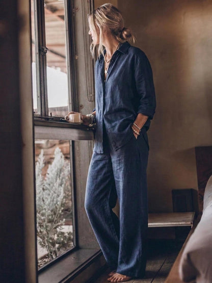 Sophia | Pure Cotton Relaxed Set