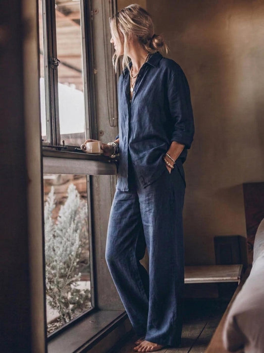 Sophia | Pure Cotton Relaxed Set