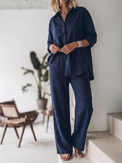 Sophia | Pure Cotton Relaxed Set