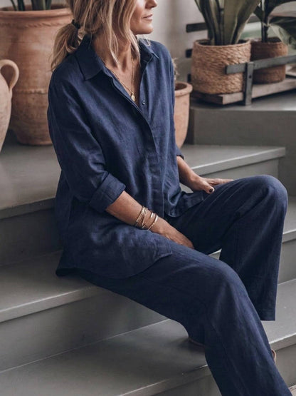 Sophia | Pure Cotton Relaxed Set