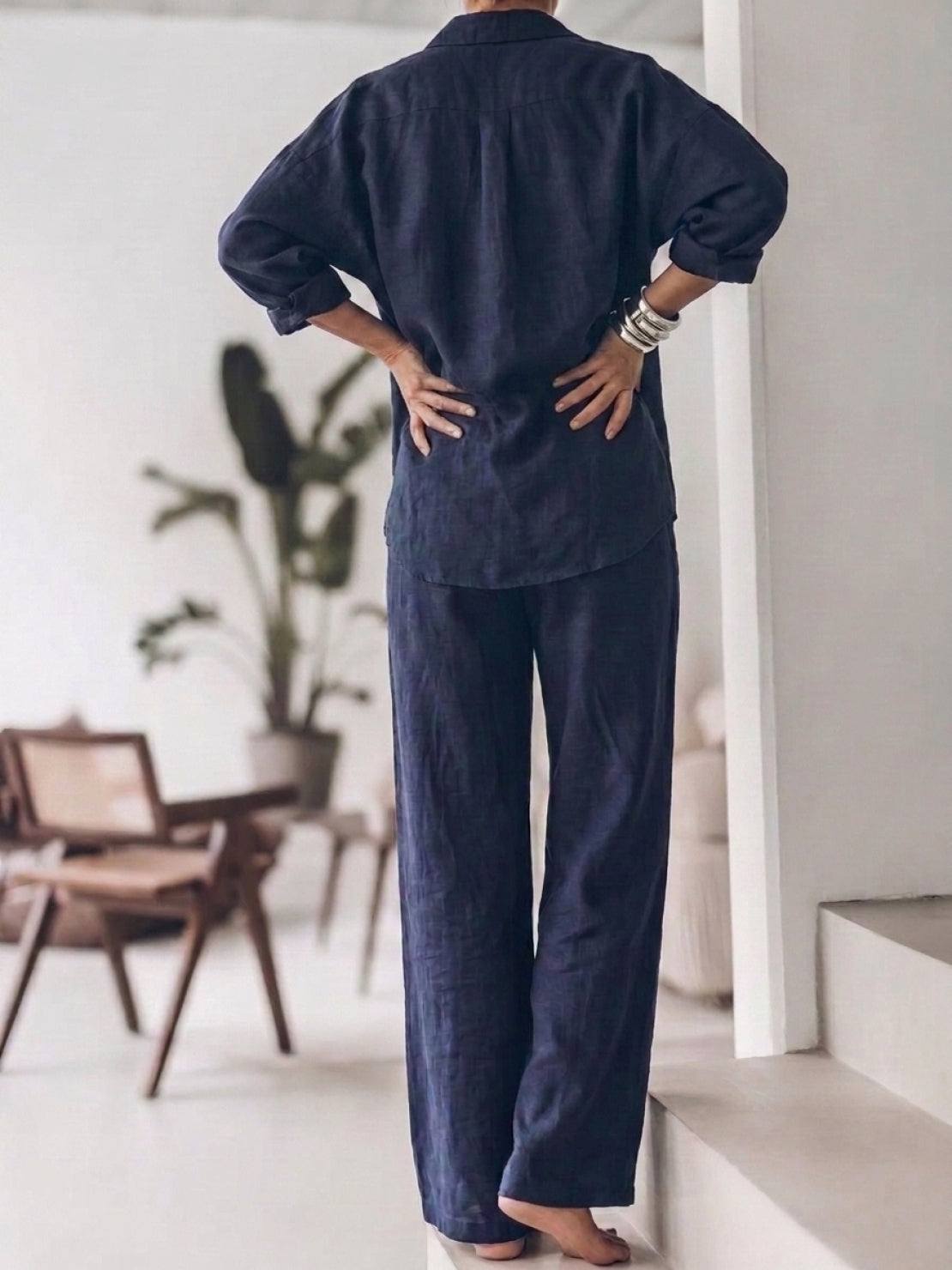 Sophia | Pure Cotton Relaxed Set