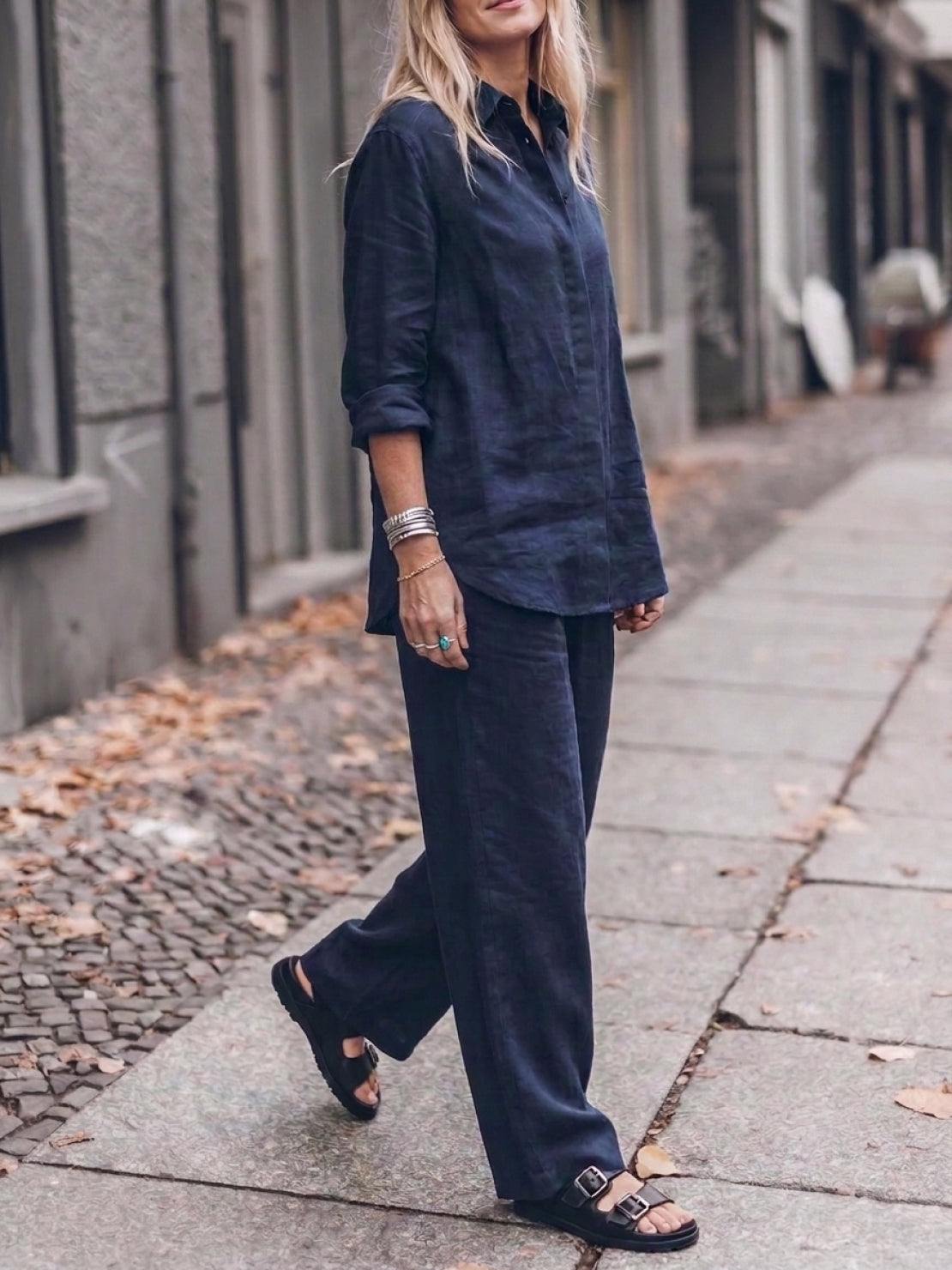 Sophia | Pure Cotton Relaxed Set