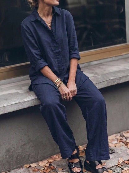 Sophia | Pure Cotton Relaxed Set