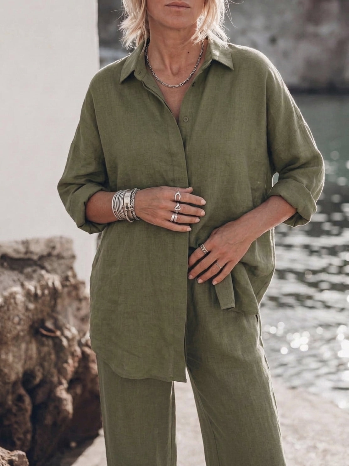 Sophia | Pure Cotton Relaxed Set