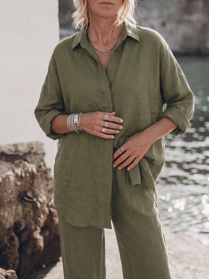 Sophia | Pure Cotton Relaxed Set