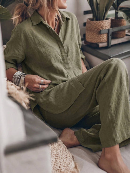 Sophia | Pure Cotton Relaxed Set