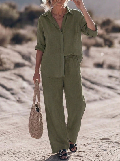 Sophia | Pure Cotton Relaxed Set