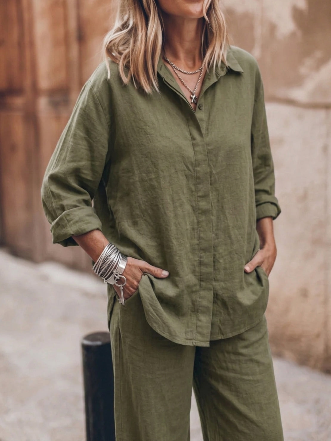 Sophia | Pure Cotton Relaxed Set