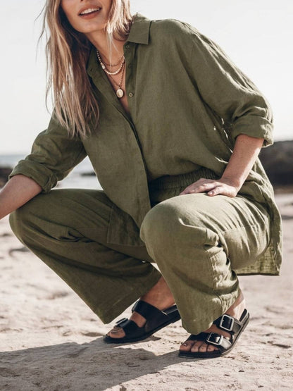 Sophia | Pure Cotton Relaxed Set