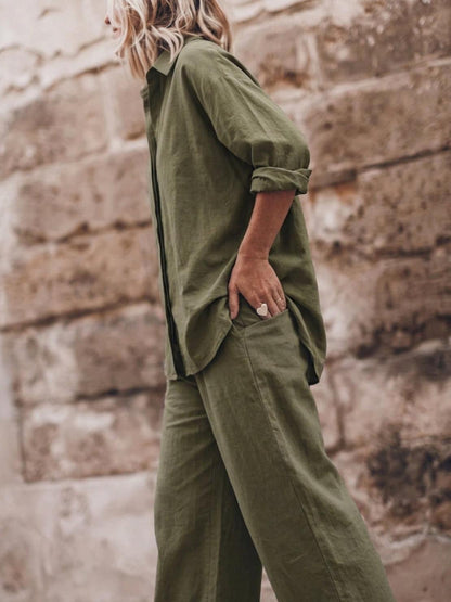 Sophia | Pure Cotton Relaxed Set