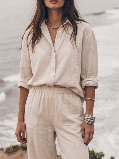 Sophia | Pure Cotton Relaxed Set
