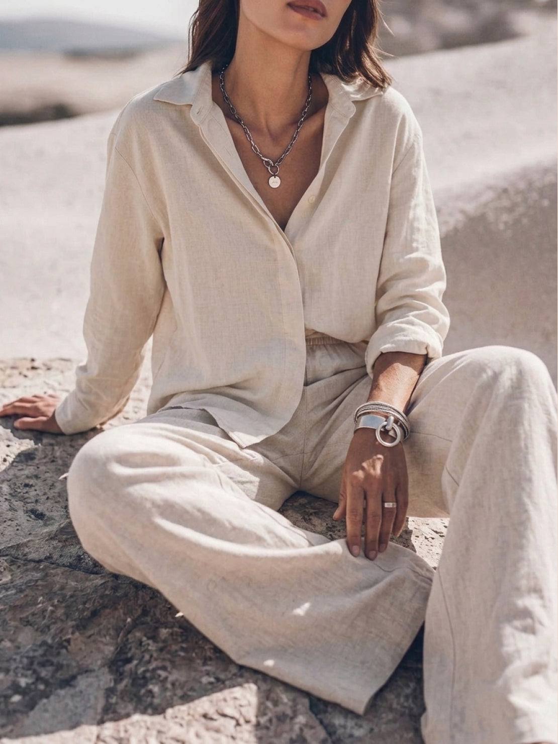 Sophia | Pure Cotton Relaxed Set
