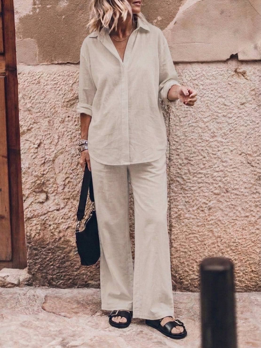 Sophia | Pure Cotton Relaxed Set