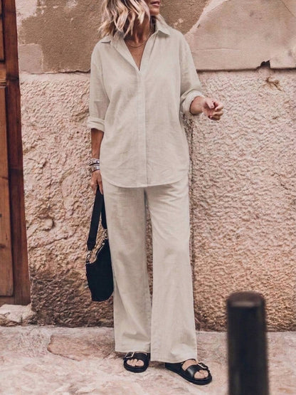 Sophia | Pure Cotton Relaxed Set